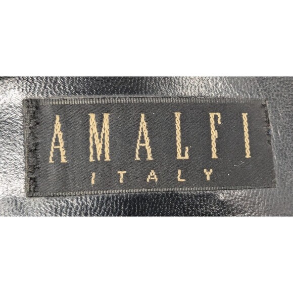 ALMALFI Pumps Size 9C Black 1 1/2 " Heel Leather Italy Designer Cocktail Party - Picture 2 of 10